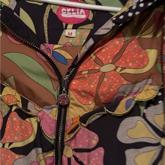 CeliaB Floral Print Puffer Jacket - Picture 5 of 5